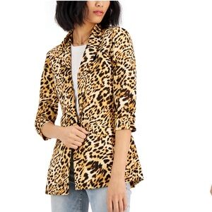 INC International Concepts Animal Print Blazer - XL - NWT